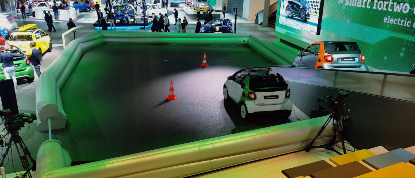 Aufblasbare Verkleidung von Betonbalustraden